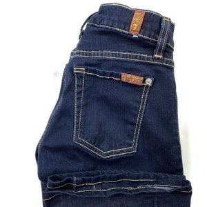 7 For All Mankind Skinny Bootcut Dark Wash